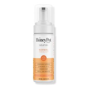 HoneyPot Normal Foaming Wash - Peach & White Bottle